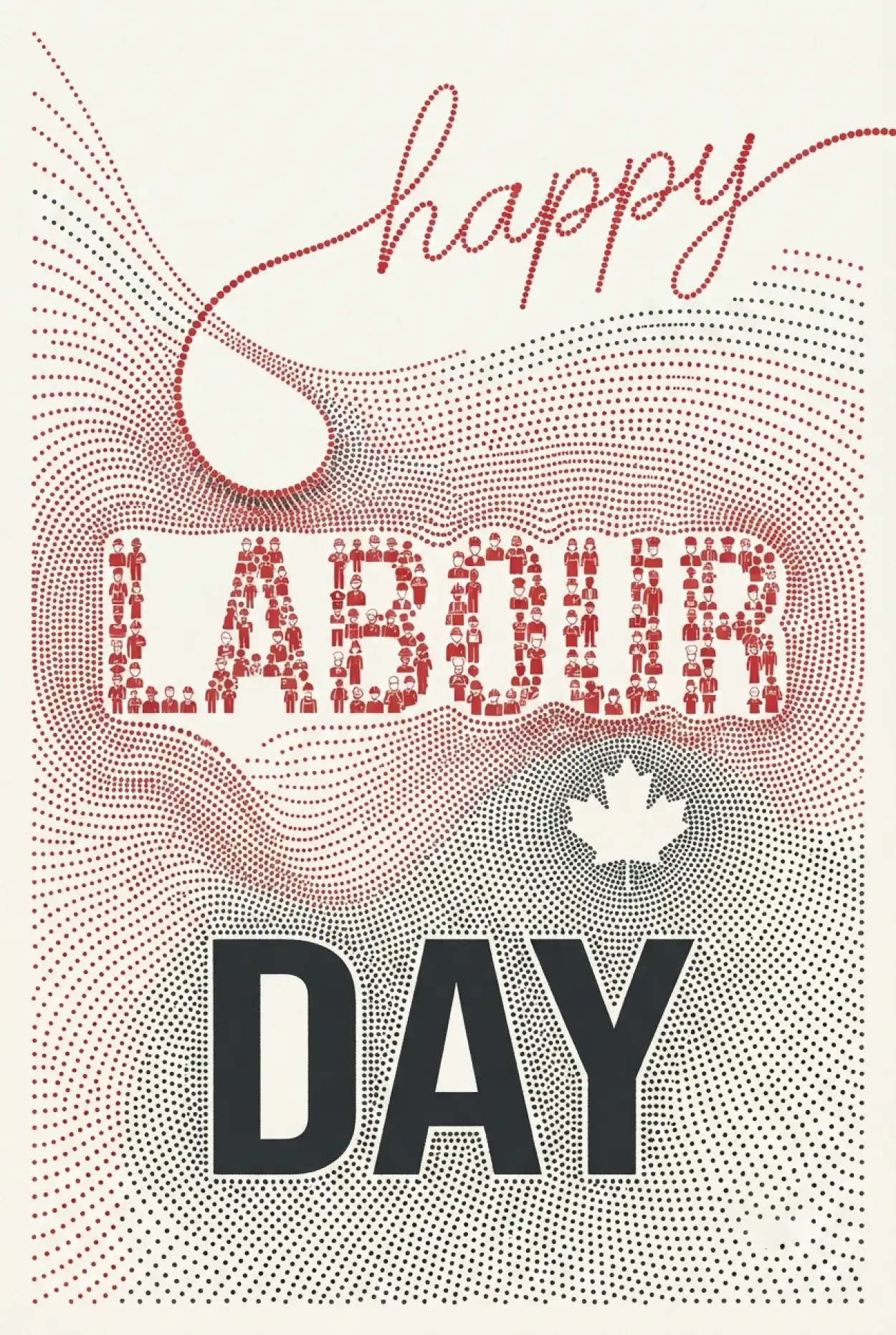 Free Download Happy Labour Day Canada 2026 Greeting Card Design - High Quality Happy Labour Day Canada 2026 Image