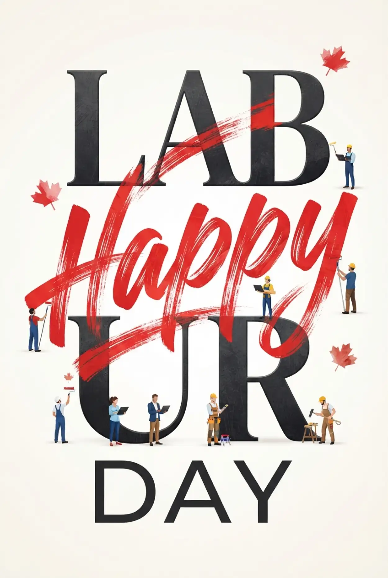 Free Download Happy Labour Day Canada 2026 Greetings For Business - High Quality Happy Labour Day Canada 2026 Image