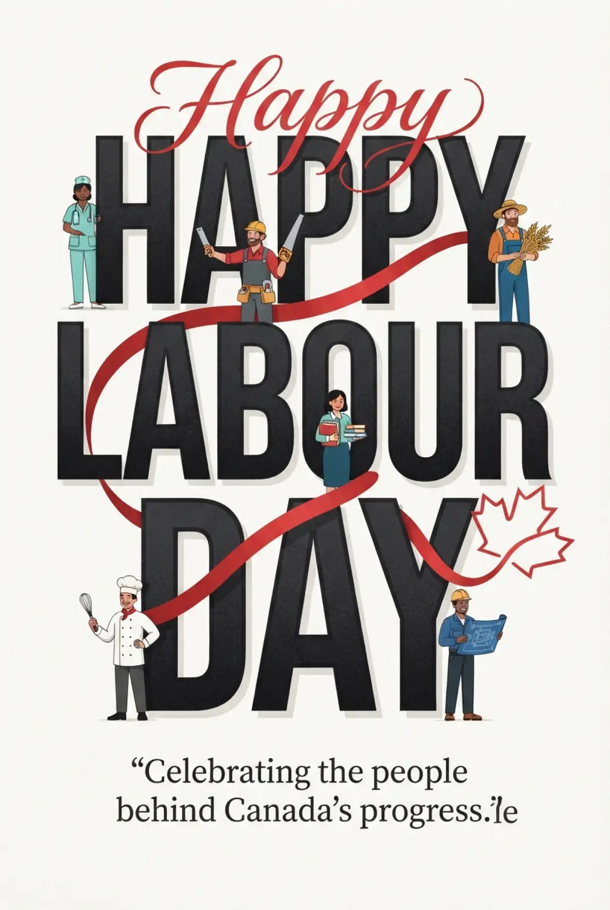 Free Download Happy Labour Day Canada 2026 Greetings For Workers - High Quality Happy Labour Day Canada 2026 Image