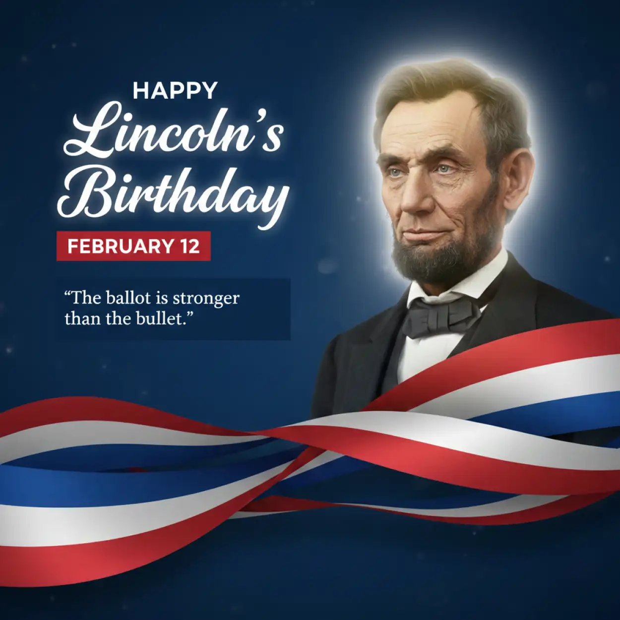 Free Download Happy Lincolns Birthday 2026 - High Quality Happy Lincolns Birthday Background