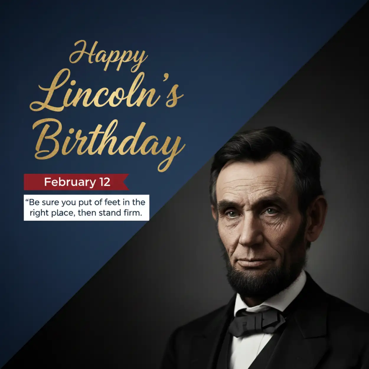 Free Download Happy Lincolns Birthday Images - High Quality Happy Lincolns Birthday Background
