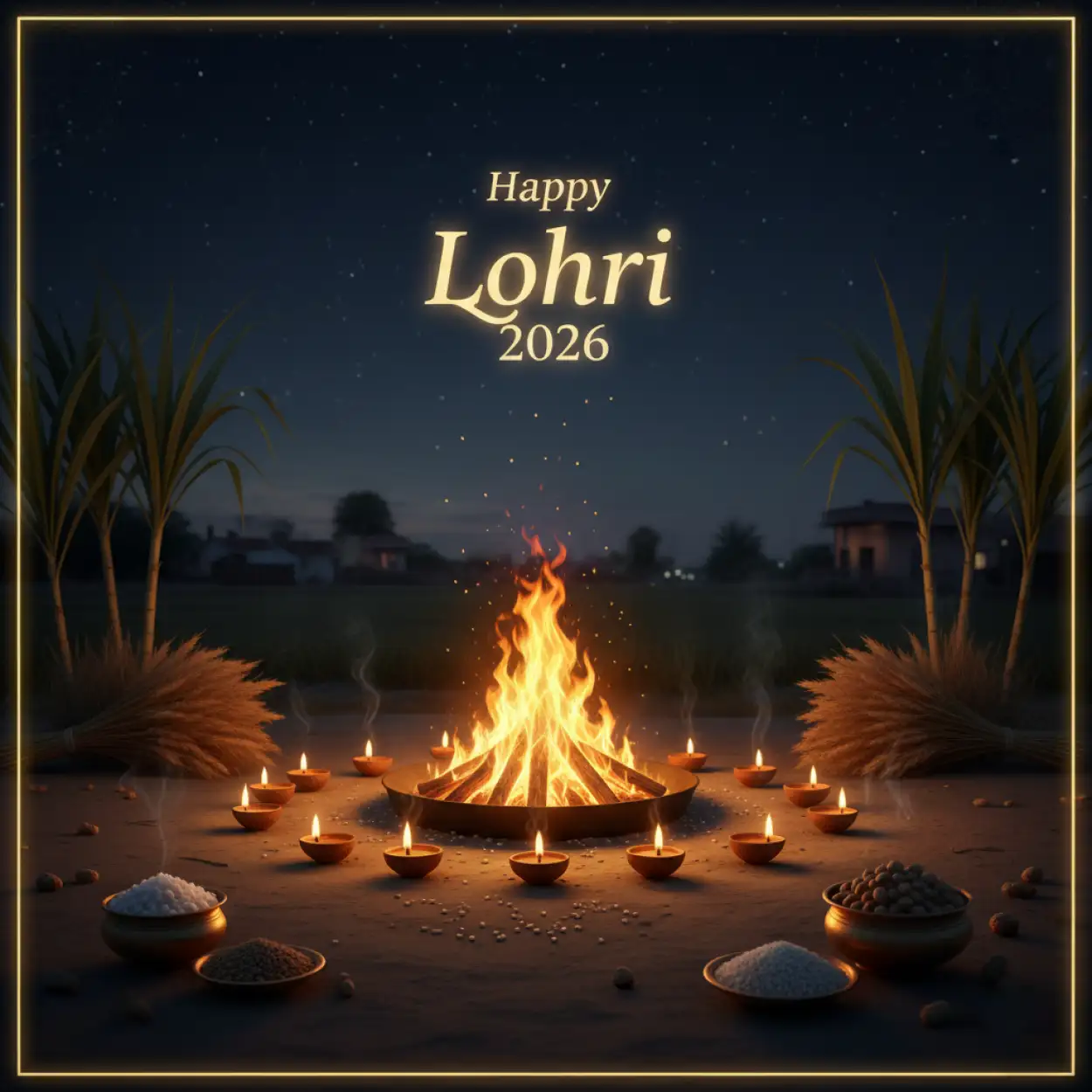 happy lohri 2026 facebook greetings