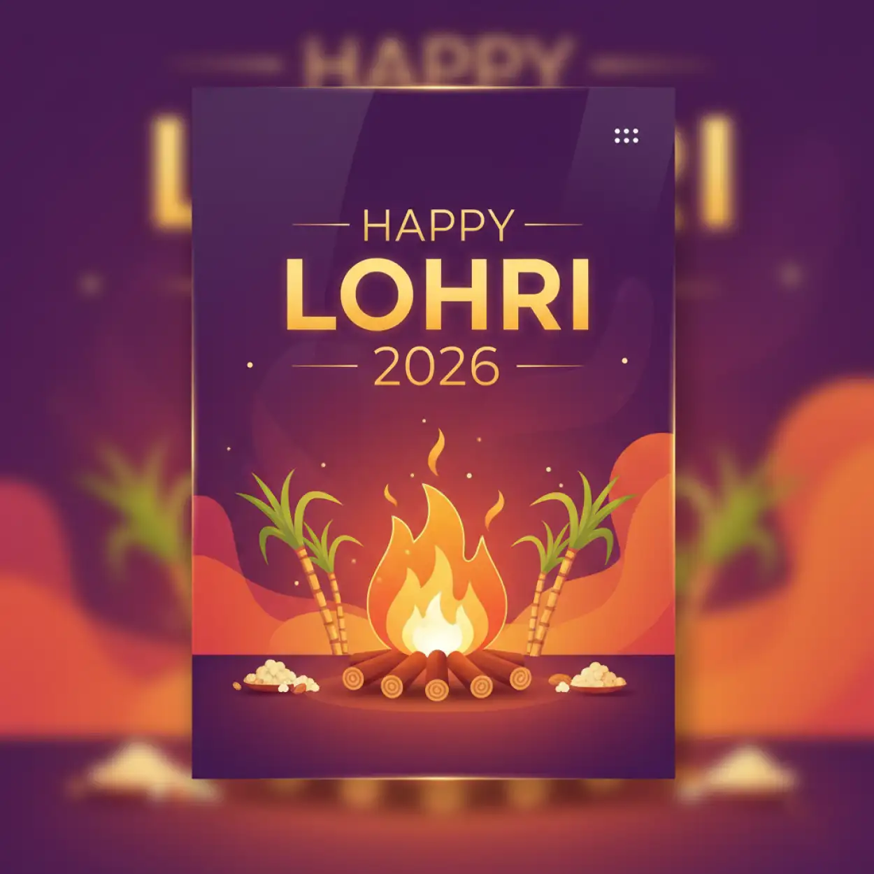 happy lohri 2026 free png images