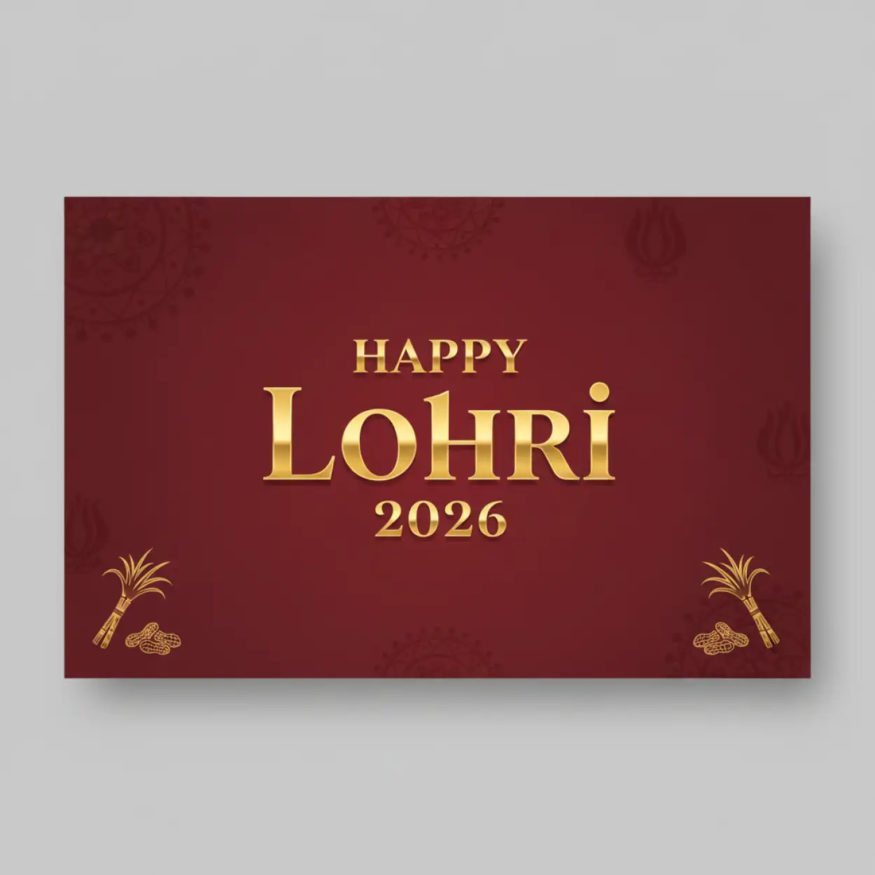 happy lohri 2026 greeting ai image
