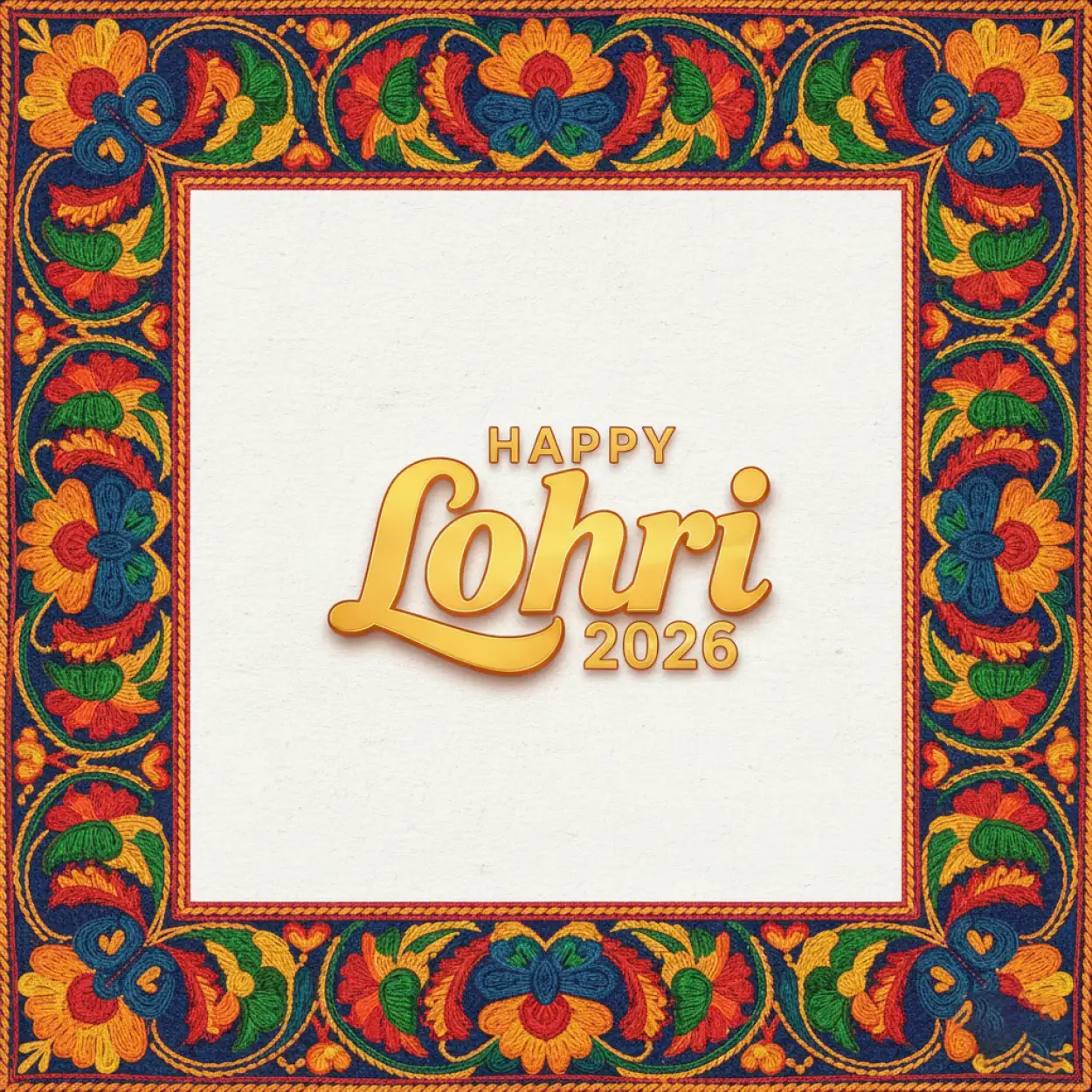 Free Download Happy Lohri 2026 Greeting Background - High Quality Happy Lohri 2026 Greetings Background