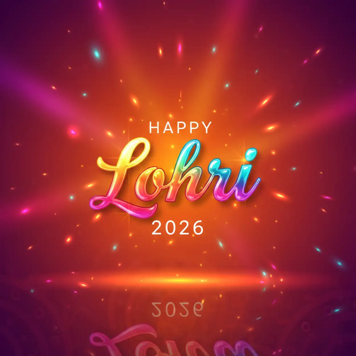 happy lohri 2026 greeting for reels
