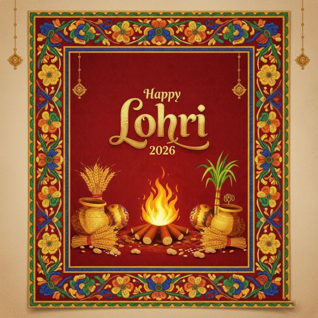 happy lohri 2026 greeting wishes text