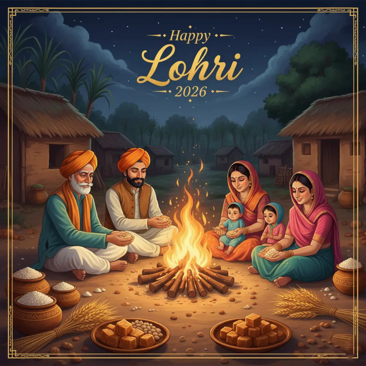 happy lohri 2026 greetings for instagram