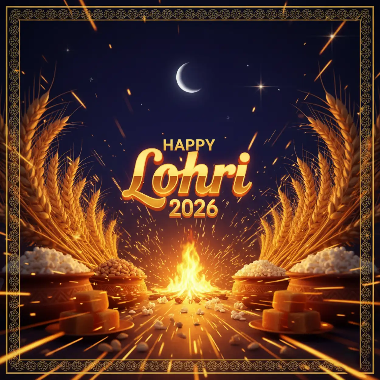 happy lohri 2026 greetings in hindi