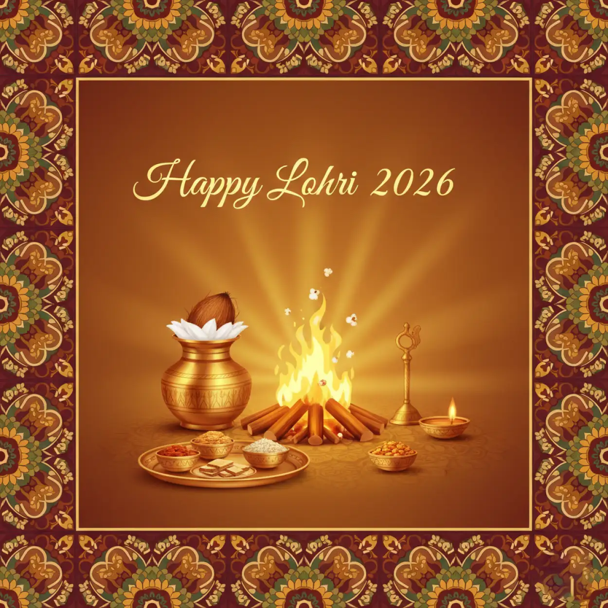 happy lohri 2026 greetings whatsapp status
