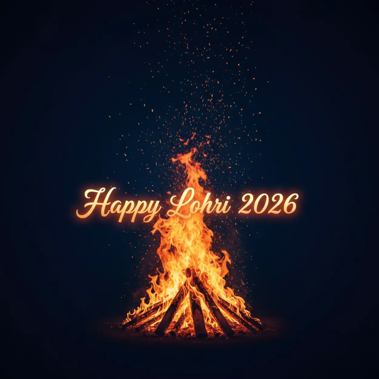 happy lohri 2026 greetings with sugarcane