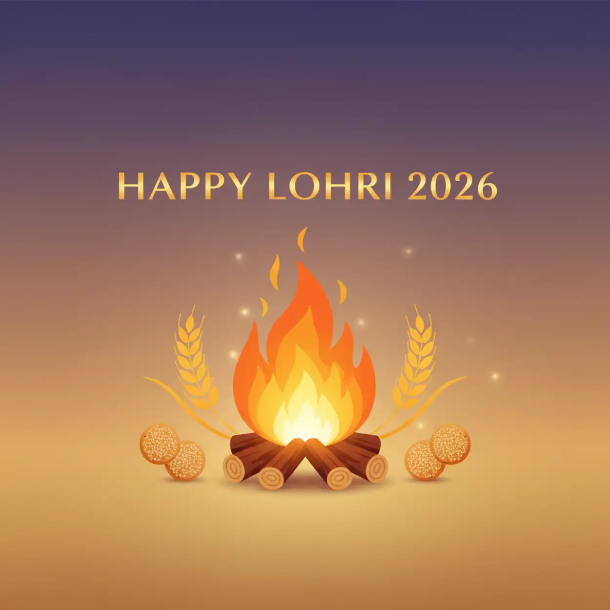 happy lohri 2026 hd wallpaper