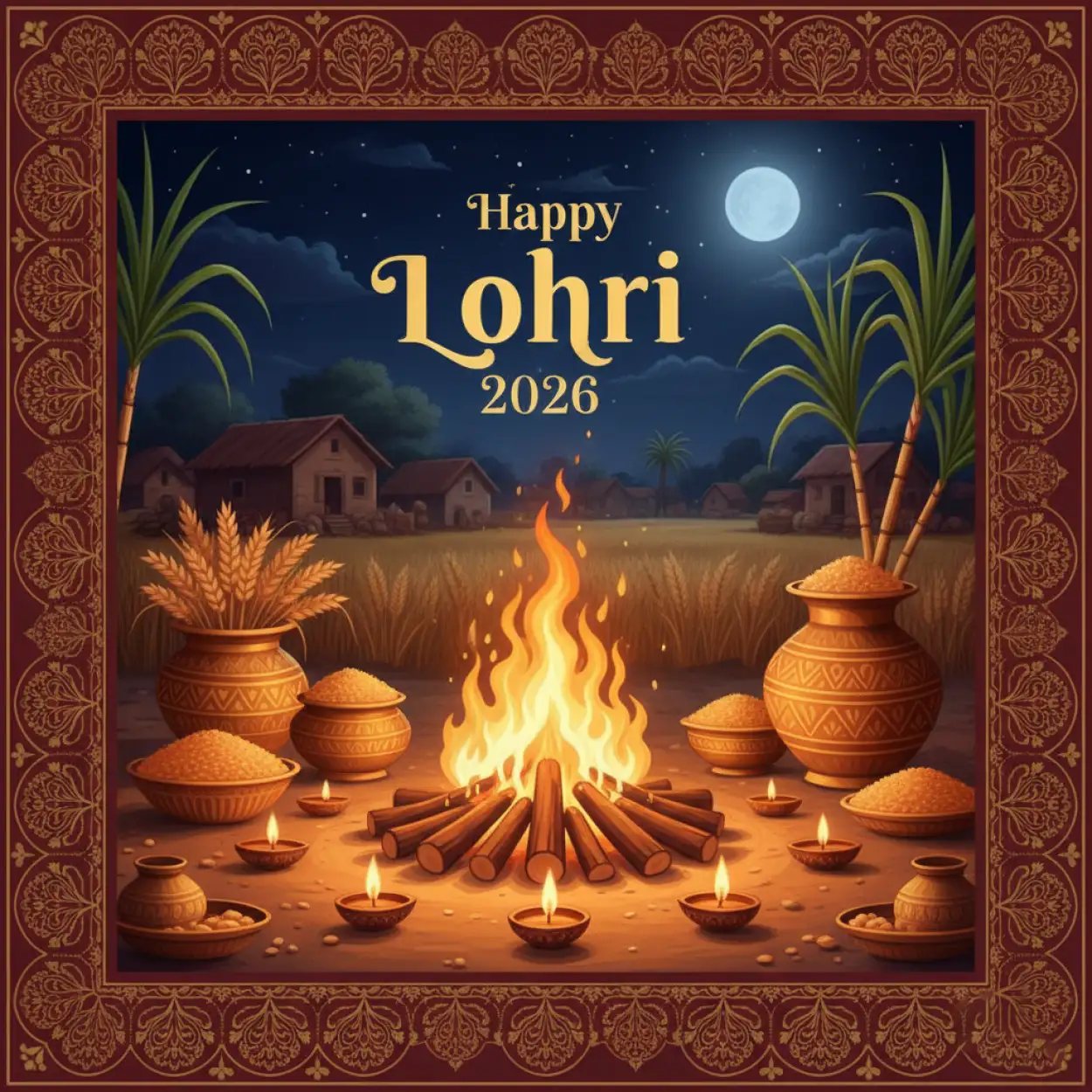happy lohri 2026 professional greetings