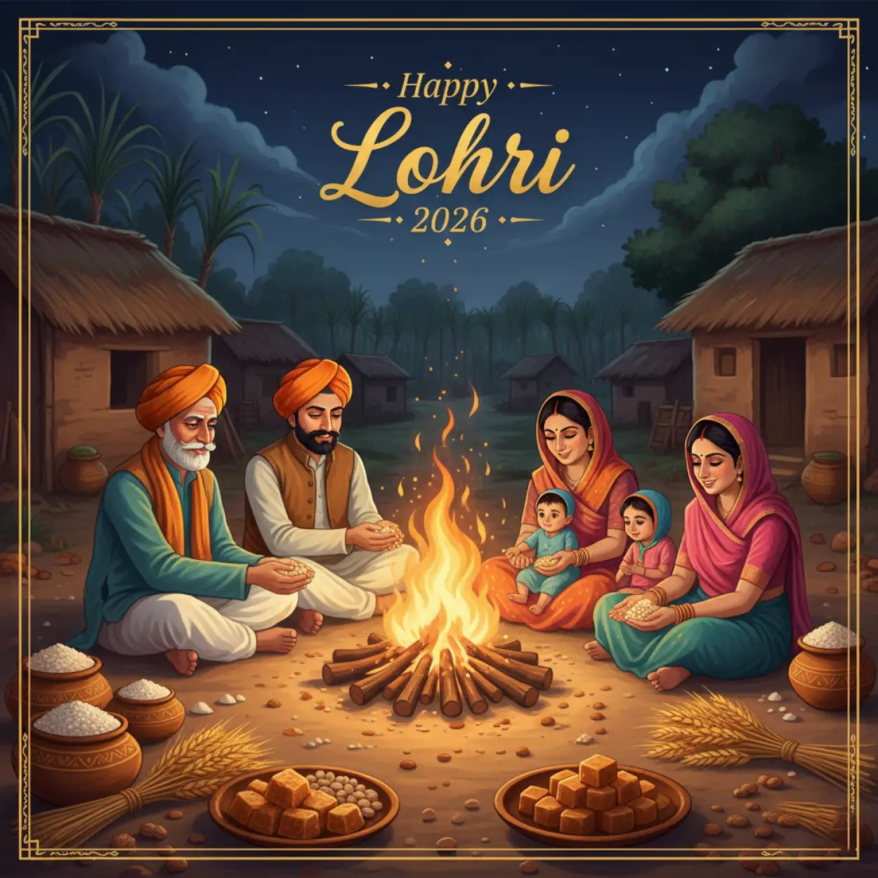 happy lohri 2026 punjabi greetings