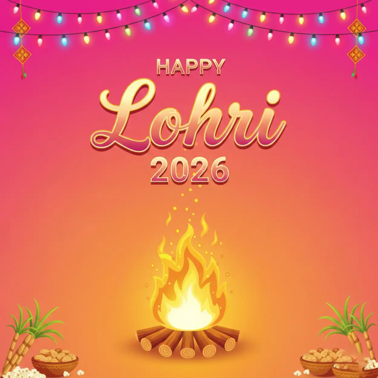 happy lohri 2026 traditional wishes