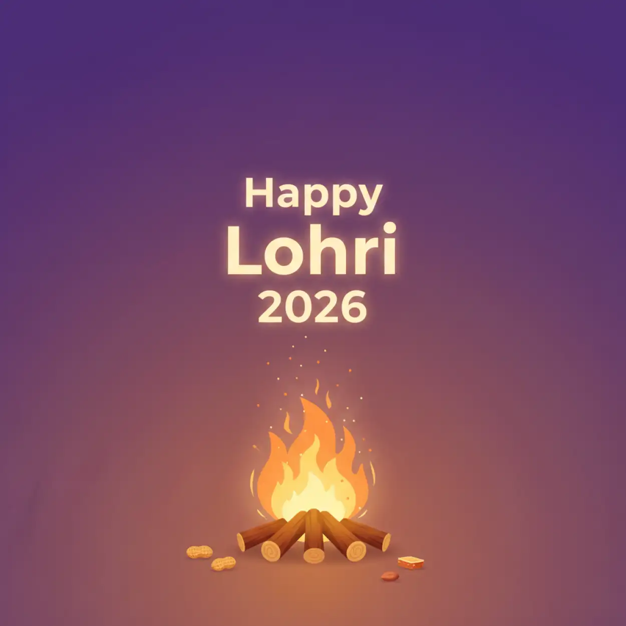 Free Download Happy Lohri 2026 Wishes For Instagram Post - High Quality Happy Lohri 2026 Wishes Background