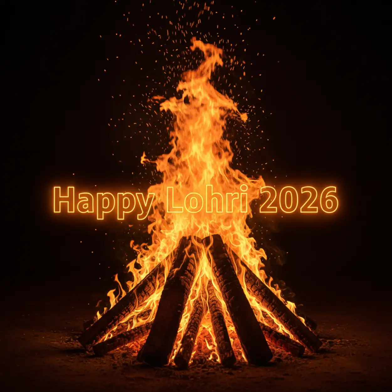 Free Download Happy Lohri 2026 Wishes Modern Design - High Quality Happy Lohri 2026 Wishes Background