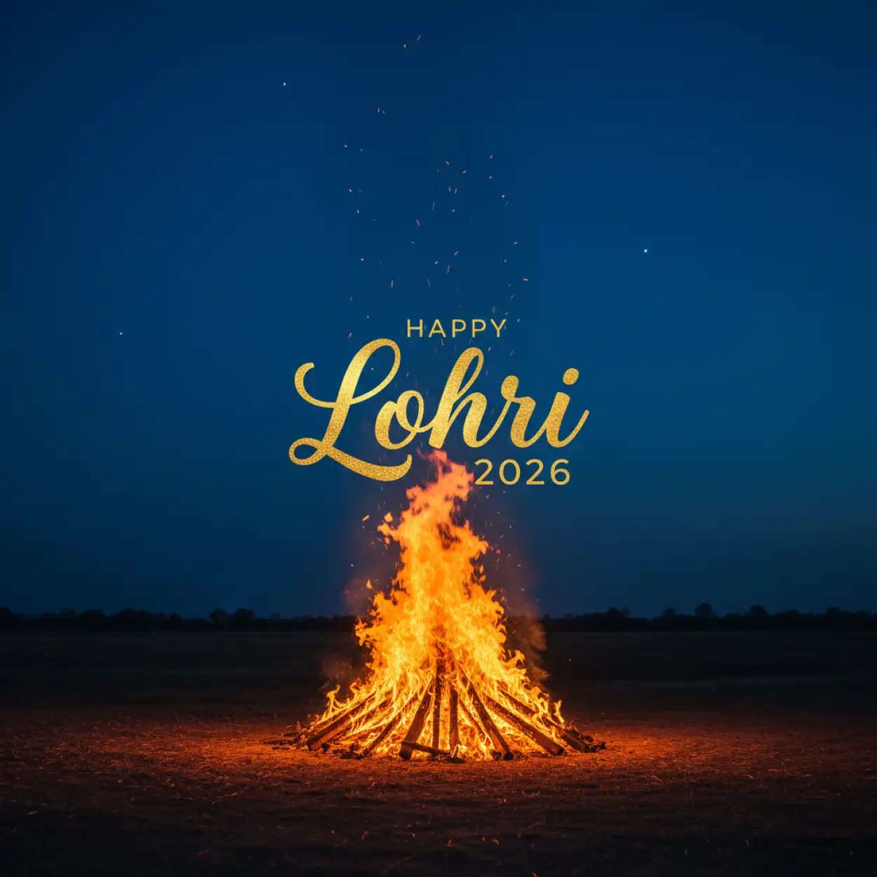 happy lohri folk art design 2026