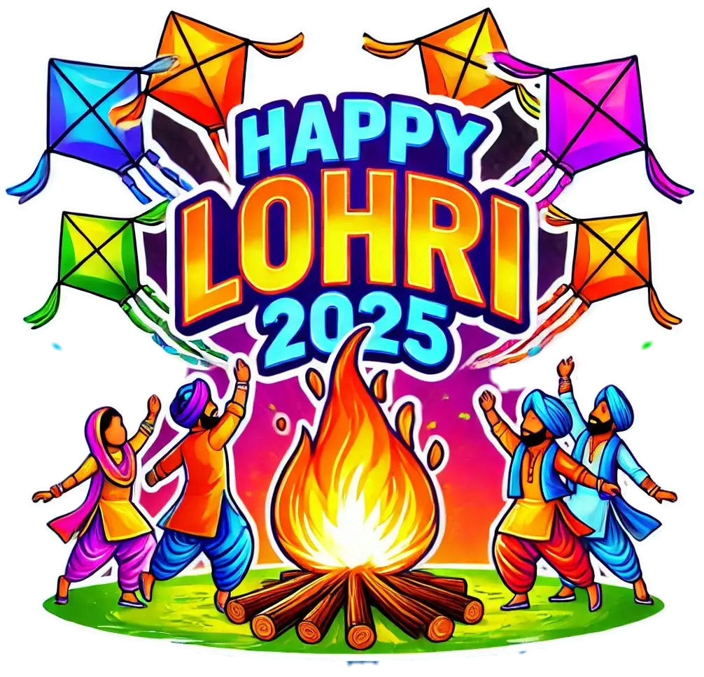 happy lohri png editable designs