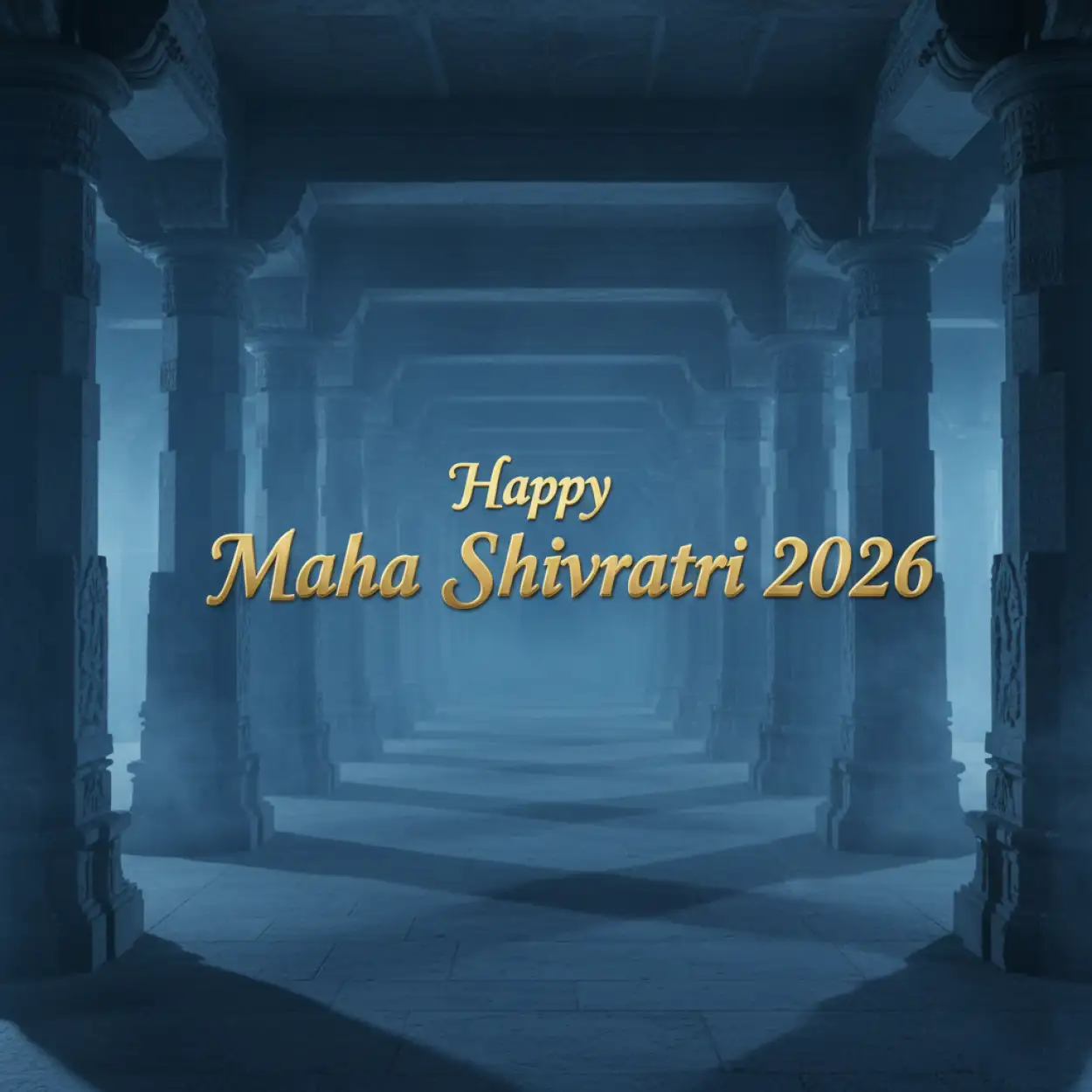 Free Download Happy Maha Shivratri 2026 Damru Background Design - High Quality Happy Maha Shivratri 2026 Background
