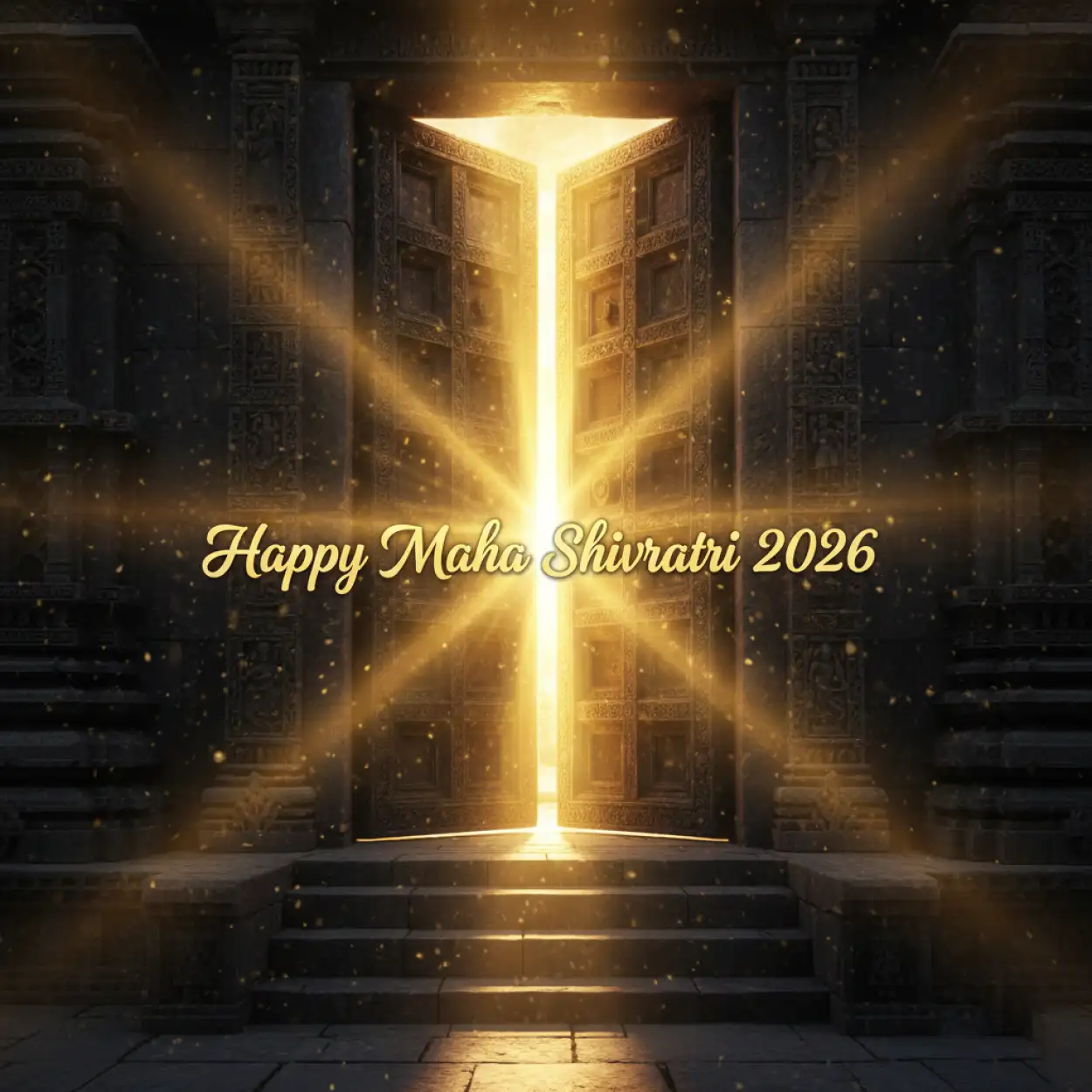 Free Download Happy Maha Shivratri 2026 Divine Light Background - High Quality Happy Maha Shivratri 2026 Background
