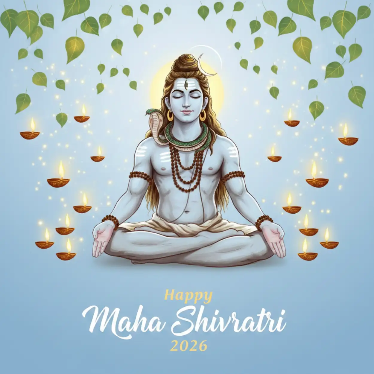 Free Download Happy Maha Shivratri 2026 Facebook Quotes Image - High Quality Happy Maha Shivratri 2026 Facebook Post Background