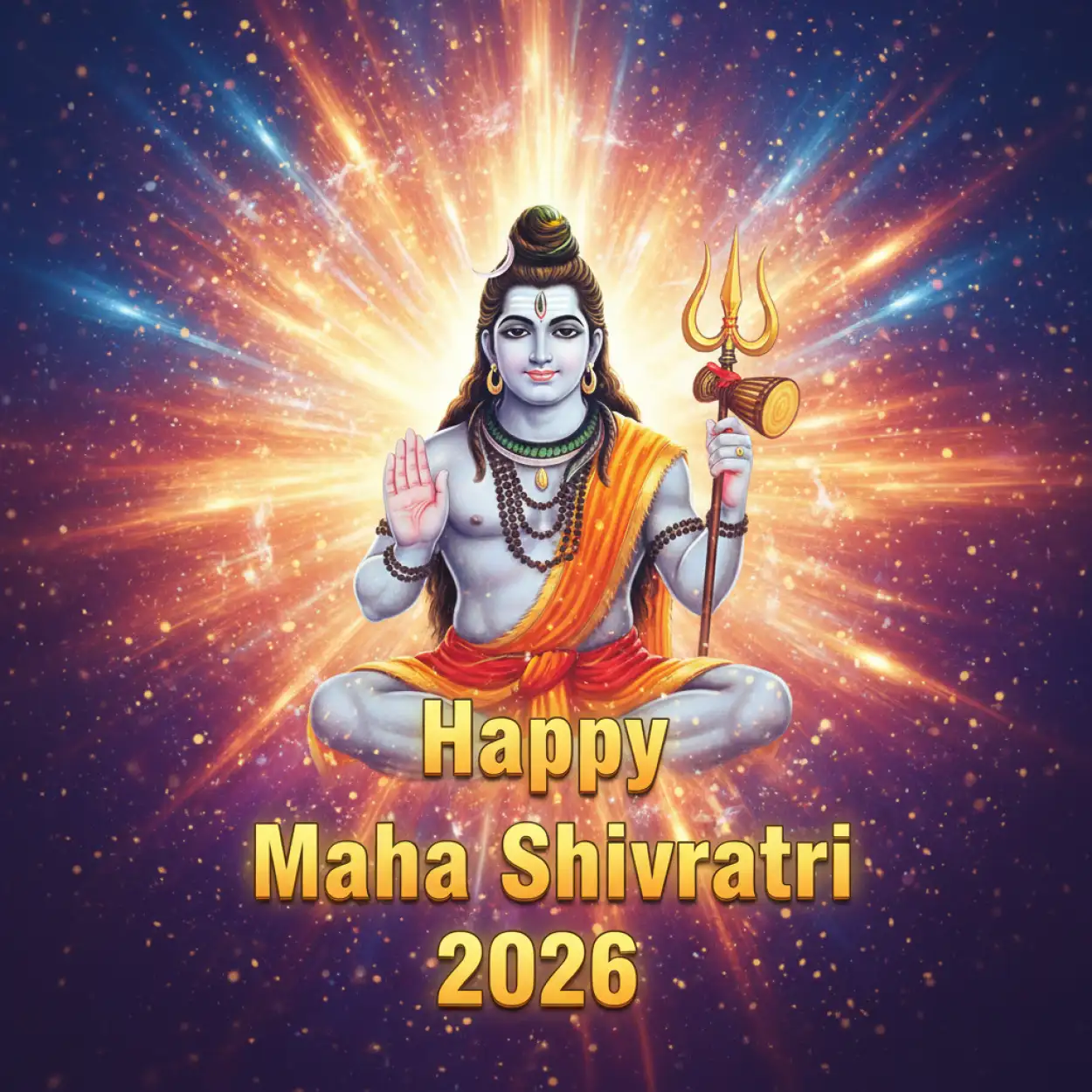 Free Download Happy Maha Shivratri 2026 Facebook Shivratri Festival Banner - High Quality Happy Maha Shivratri 2026 Facebook Post Background