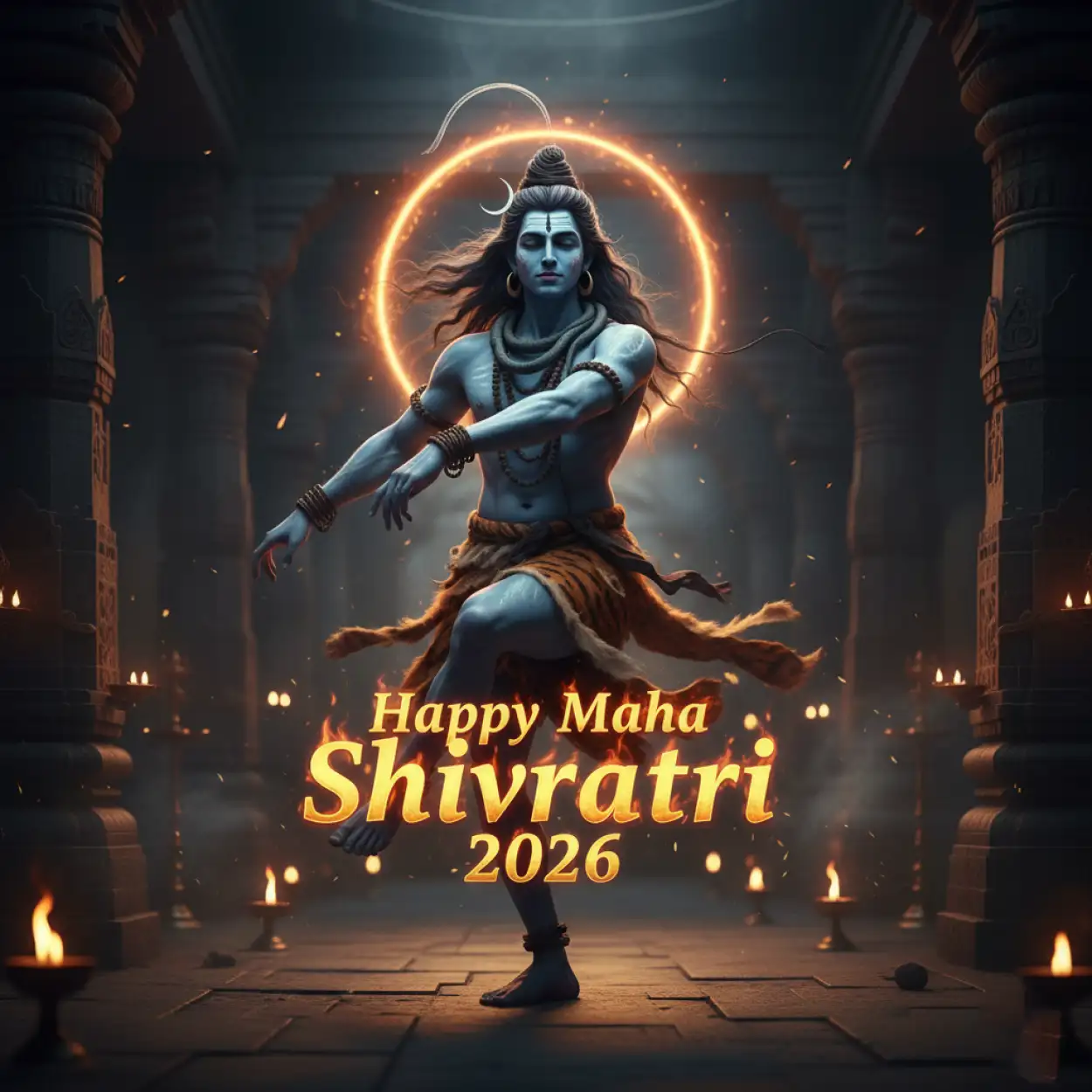 Free Download Happy Maha Shivratri 2026 Instagram Festival Status Image - High Quality Happy Maha Shivratri 2026 Instagram Post Background