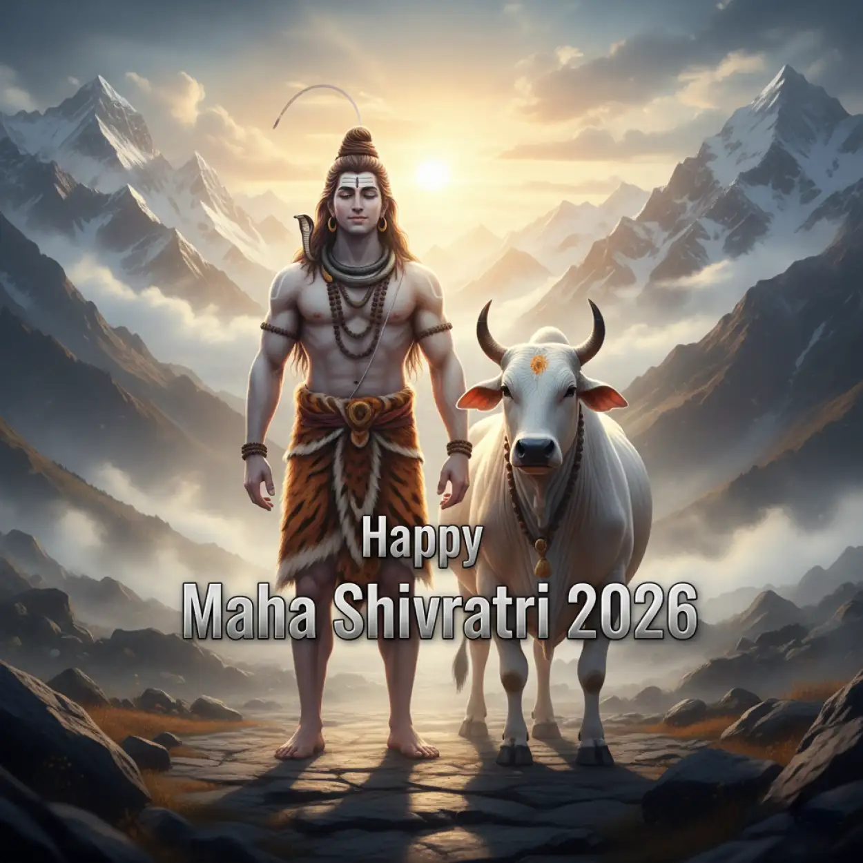 Free Download Happy Maha Shivratri 2026 Instagram Mahadev Blessing Post - High Quality Happy Maha Shivratri 2026 Instagram Post Background