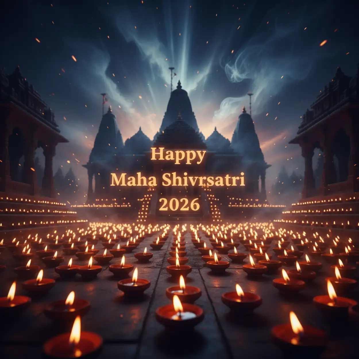 Free Download Happy Maha Shivratri 2026 Instagram Stylish Font Text Post - High Quality Happy Maha Shivratri 2026 Instagram Post Background
