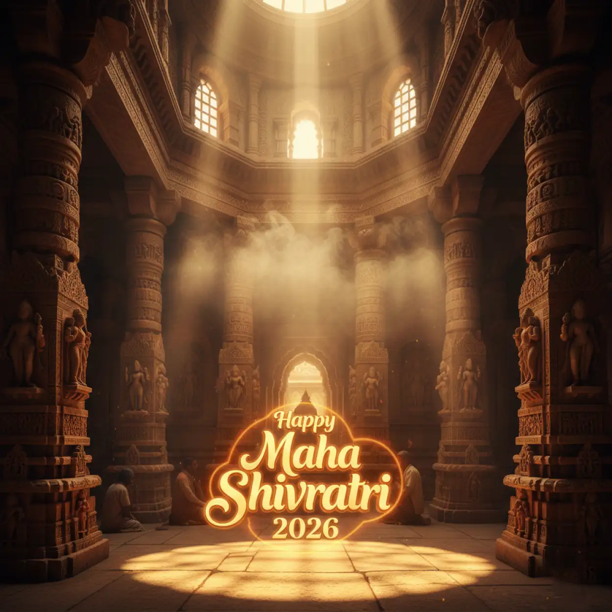 Free Download Happy Maha Shivratri 2026 Premium Festival Background - High Quality Happy Maha Shivratri 2026 Background