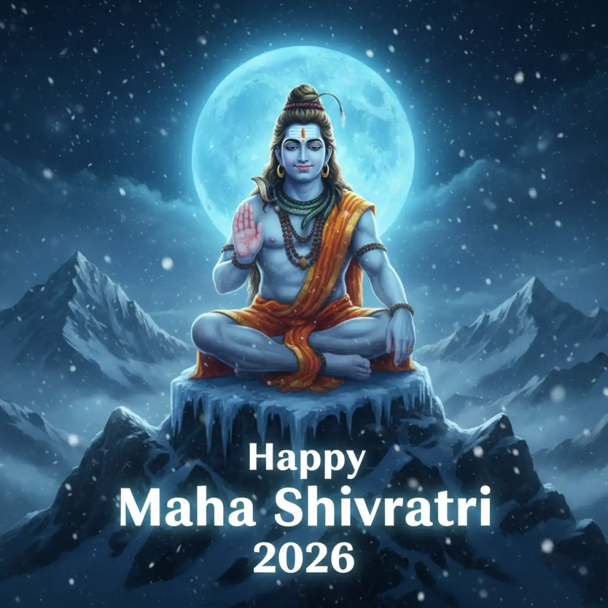 Free Download Happy Maha Shivratri 2026 Whatsapp Wishes Image Download - High Quality Happy Maha Shivratri 2026 Whatsapp Background