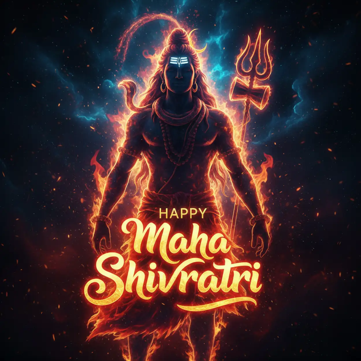 Free Download Happy Maha Shivratri Festival Poster Design - High Quality Happy Maha Shivratri Background