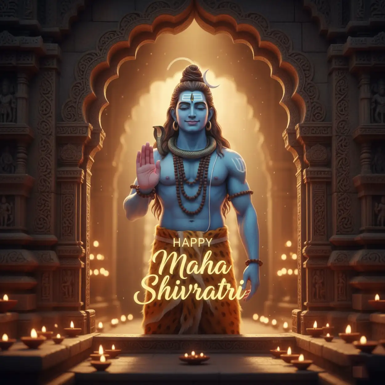 Free Download Happy Maha Shivratri Flex Design - High Quality Happy Maha Shivratri Background