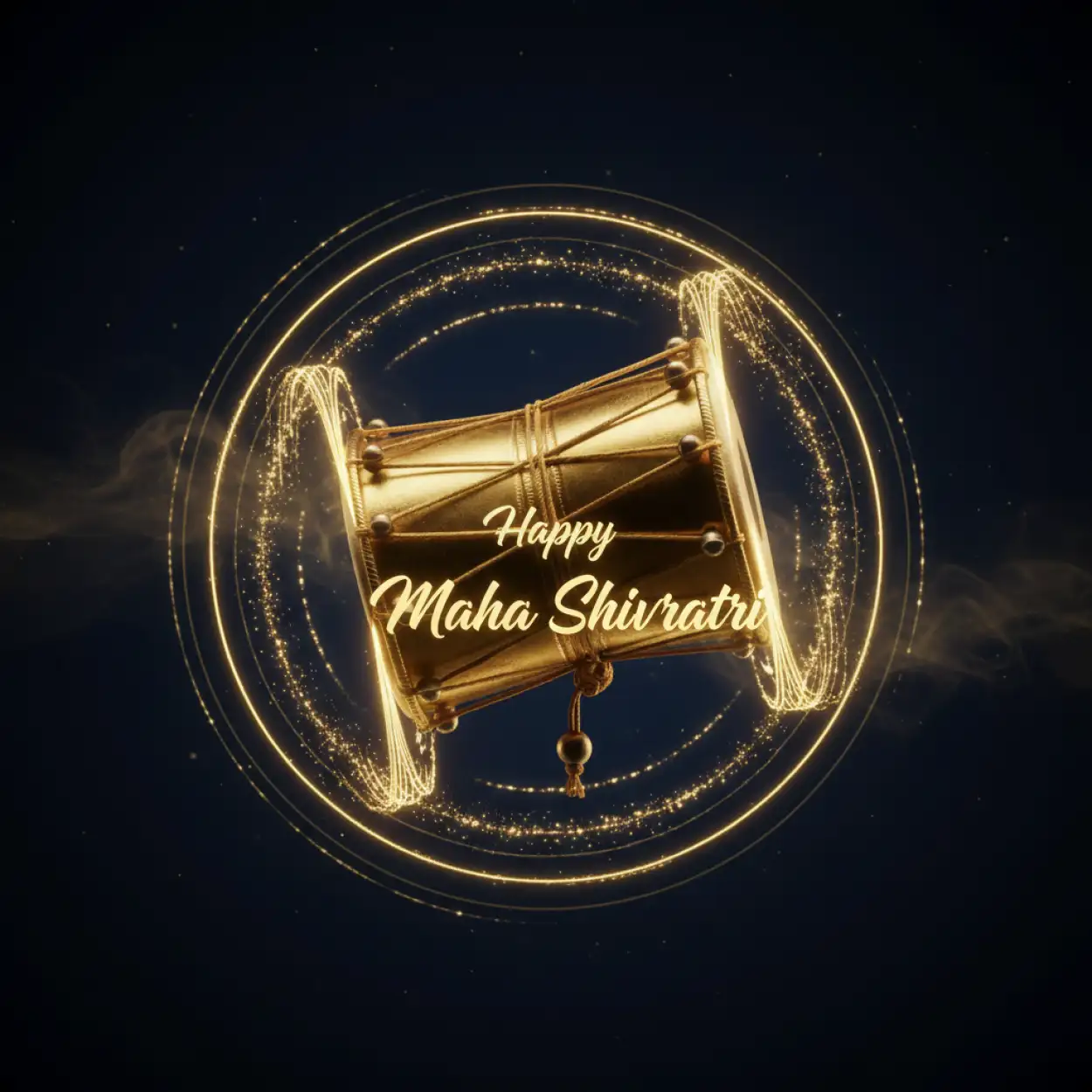 Free Download Happy Maha Shivratri Gold Theme Images - High Quality Happy Maha Shivratri Background