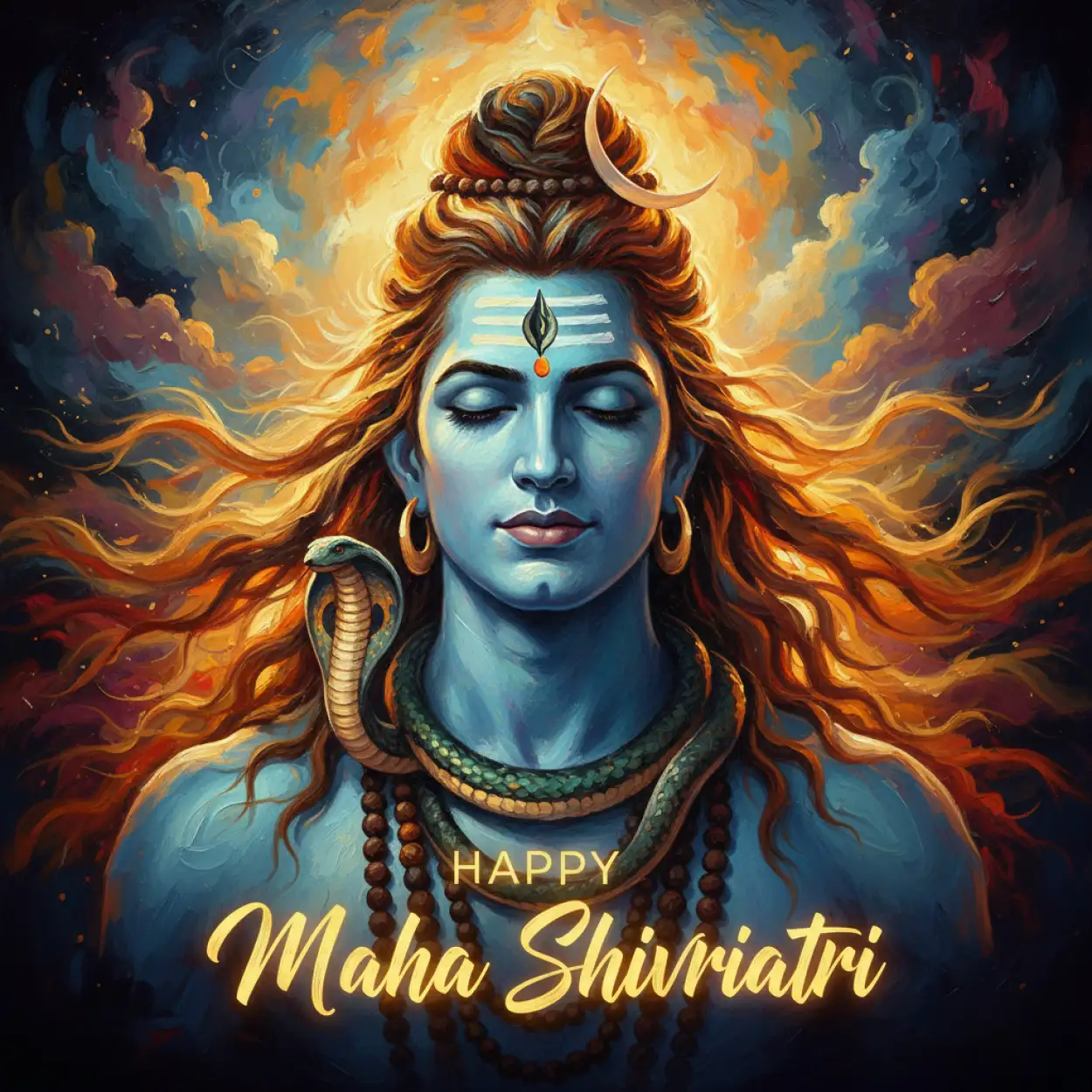 Free Download Happy Maha Shivratri Lord Shiva Wishes - High Quality Happy Maha Shivratri Background