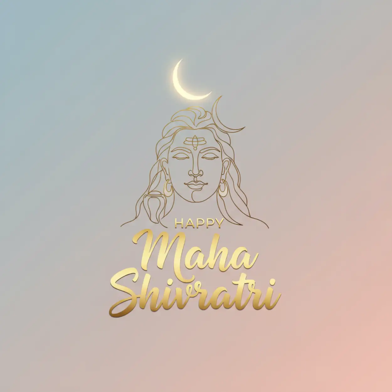 Free Download Happy Maha Shivratri Minimalist Design - High Quality Happy Maha Shivratri Background