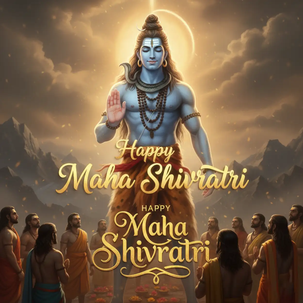 Free Download Happy Maha Shivratri Morning Wishes - High Quality Happy Maha Shivratri Background