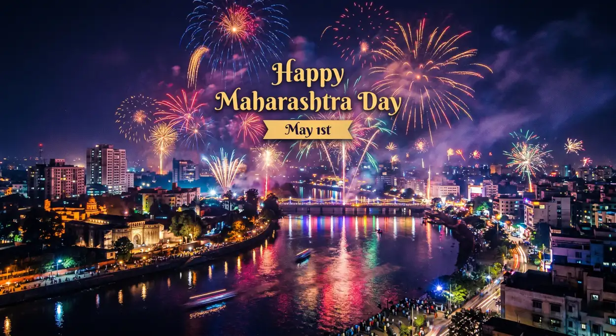 Free Download Happy Maharashtra Day 2026 Images Download Free Hd Png - High Quality Happy Maharashtra Day 2026 Transparent PNG
