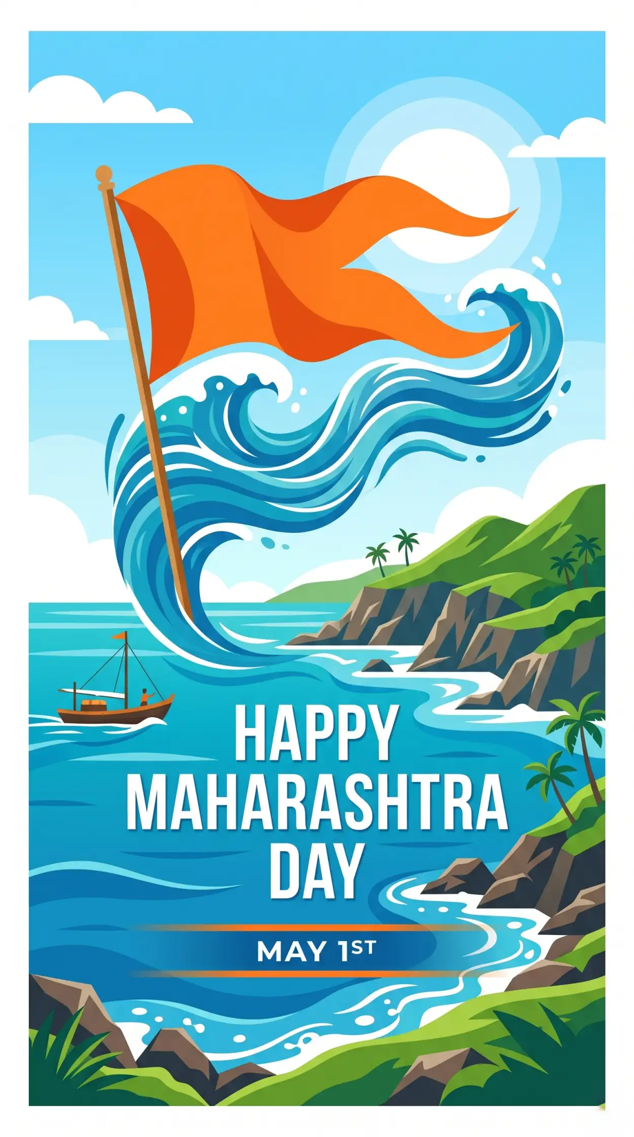 Free Download Happy Maharashtra Day 2026 Marathi Wishes Png Images Free - High Quality Happy Maharashtra Day 2026 Transparent PNG