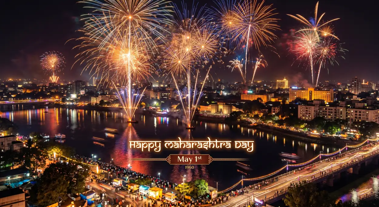 Free Download Happy Maharashtra Day 2026 Png For Graphic Design - High Quality Happy Maharashtra Day 2026 Transparent PNG