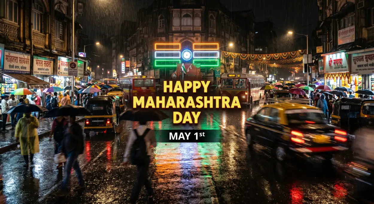Free Download Happy Maharashtra Day 2026 Poster Design - High Quality Happy Maharashtra Day 2026 Image