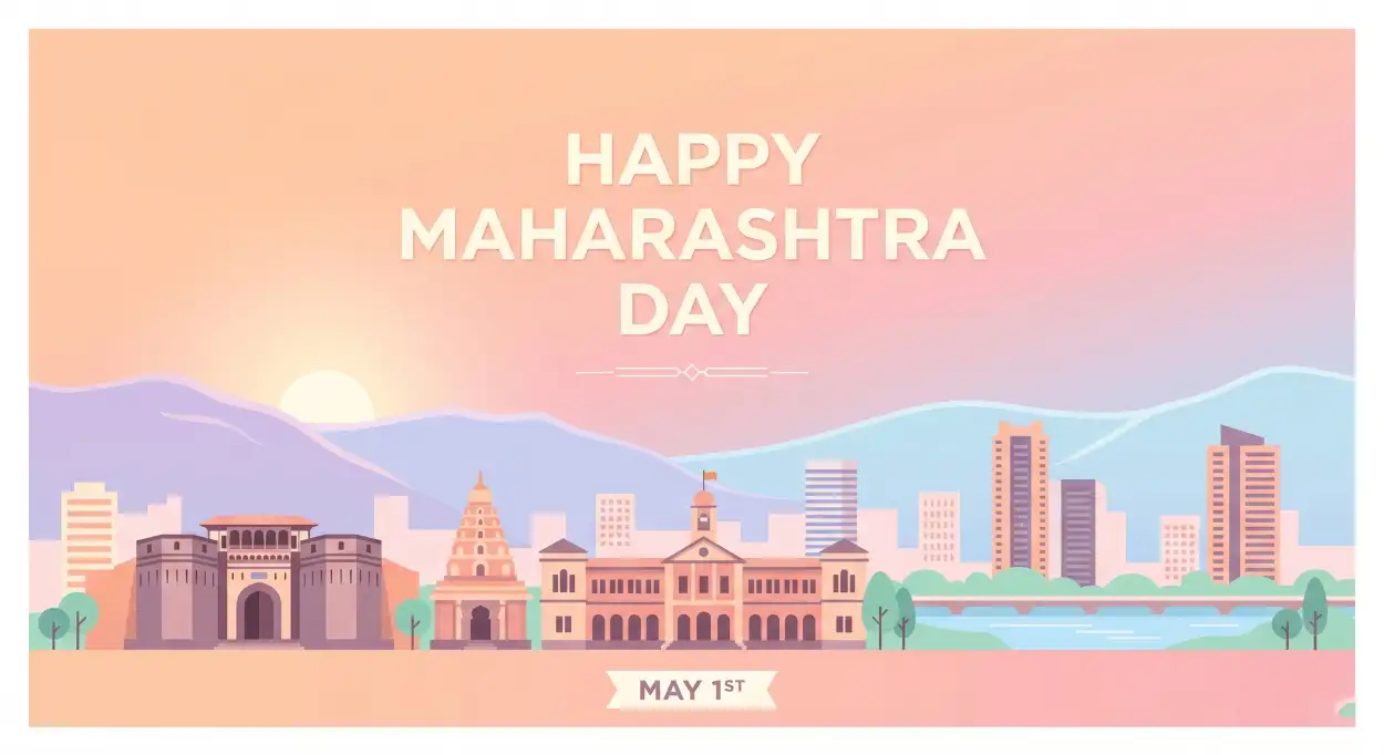 Free Download Happy Maharashtra Day 2026 Vector Design Free - High Quality Happy Maharashtra Day 2026 Image