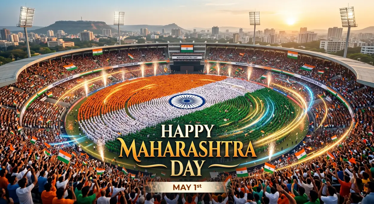 Free Download Happy Maharashtra Day 2026 Whatsapp Dp Images - High Quality Happy Maharashtra Day 2026 Image