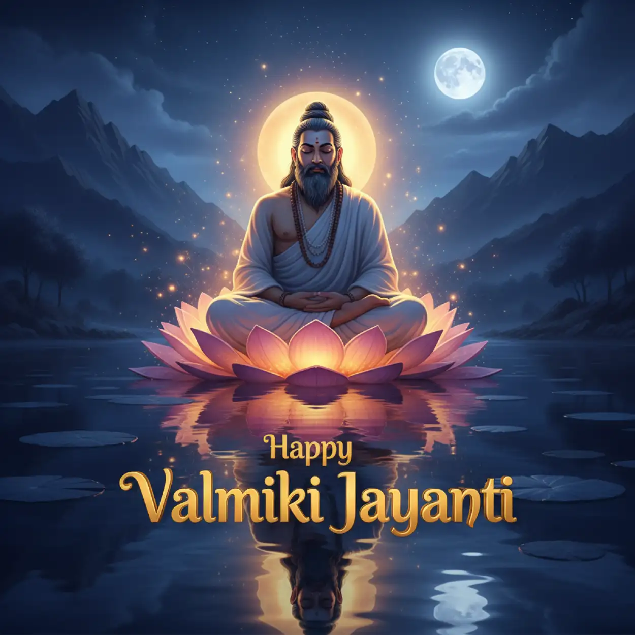 Free Download Happy Maharishi Valmiki Jayanti 2025 Wishes In Hindi - High Quality Happy Maharishi Valmiki Jayanti Background