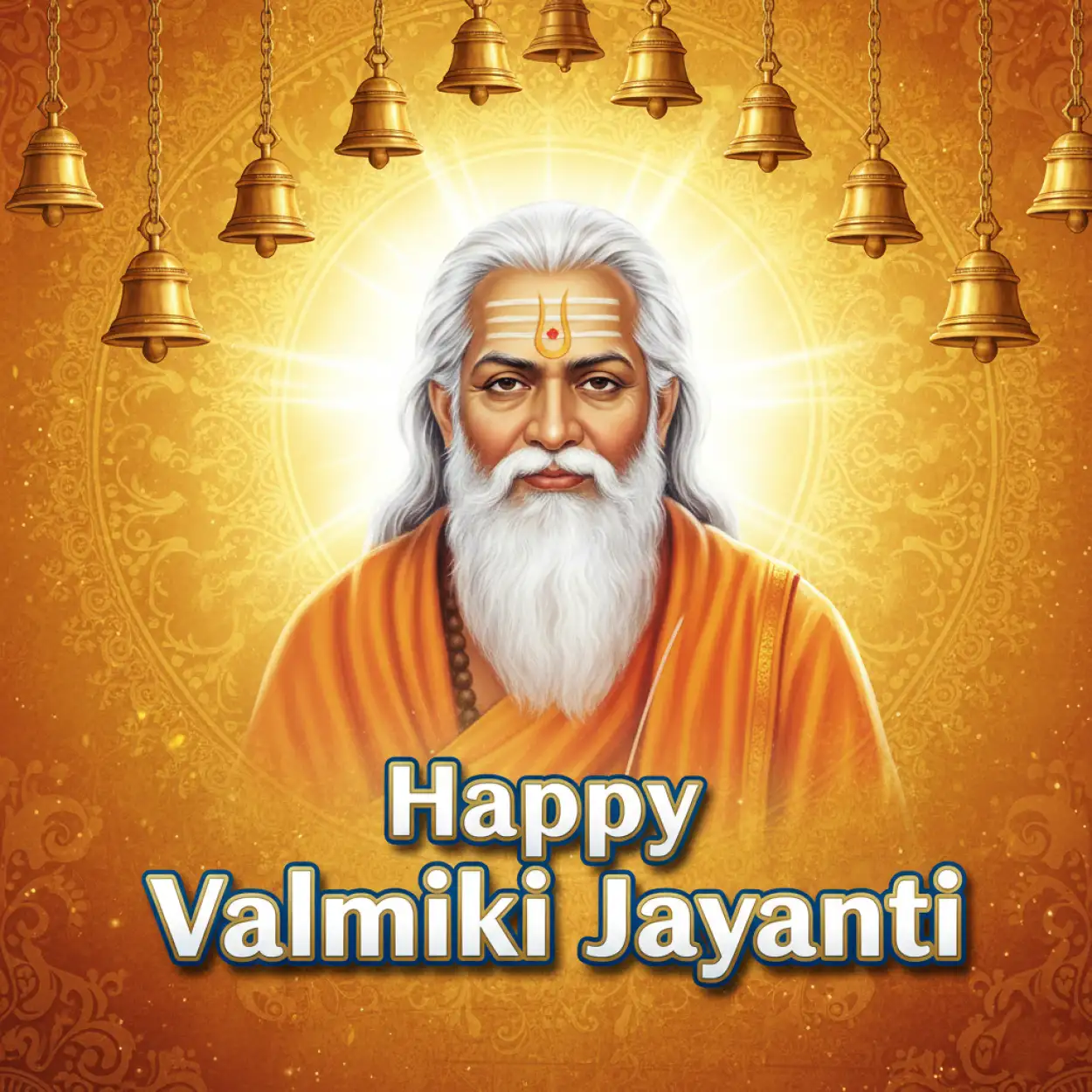 Free Download Happy Maharishi Valmiki Jayanti Banner Template Download - High Quality Happy Maharishi Valmiki Jayanti Background