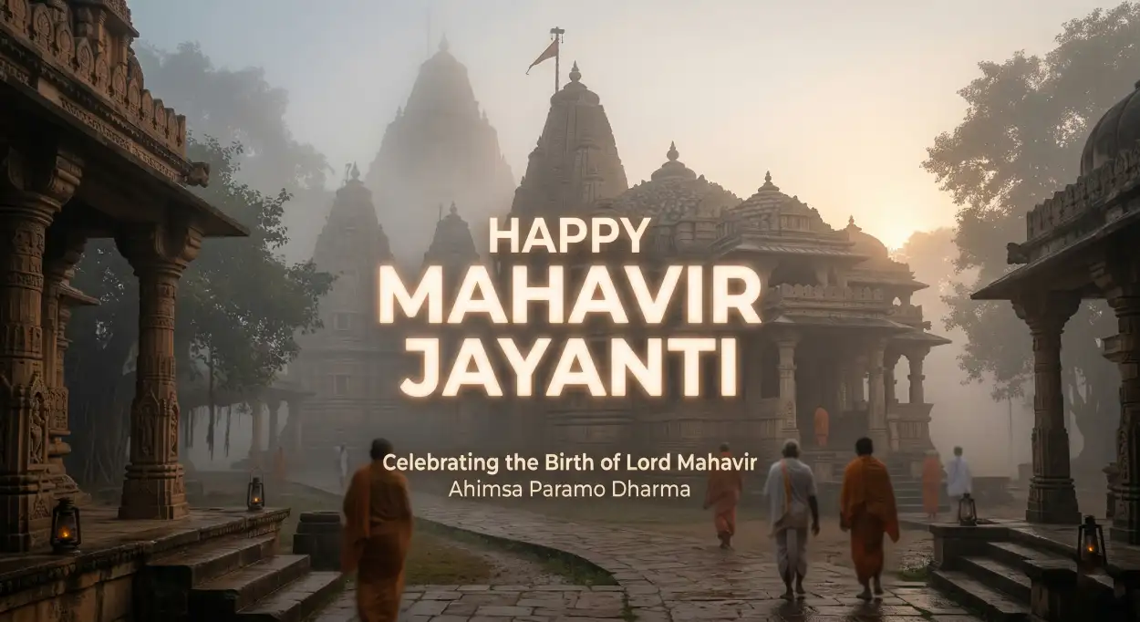 Free Download Happy Mahavir Jayanti 2026 Status - High Quality Happy Mahavir Jayanti 2026 Image