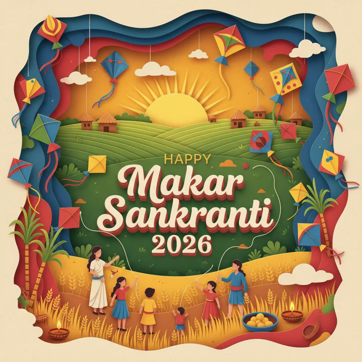 Free Download Happy Makar Sankranti 2026 Design Resources - High Quality Happy Makar Sankranti 2026 Background