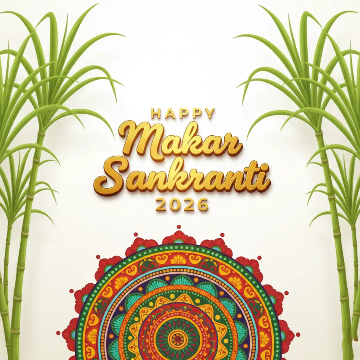 happy makar sankranti 2026 isolated kite png no background