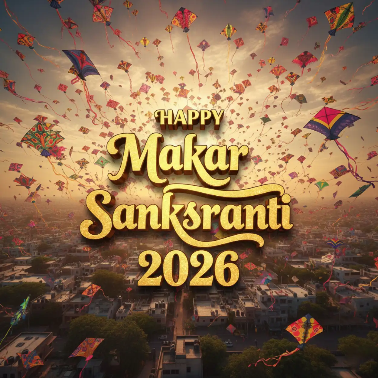 happy makar sankranti 2026 peaceful spiritual indian festival images